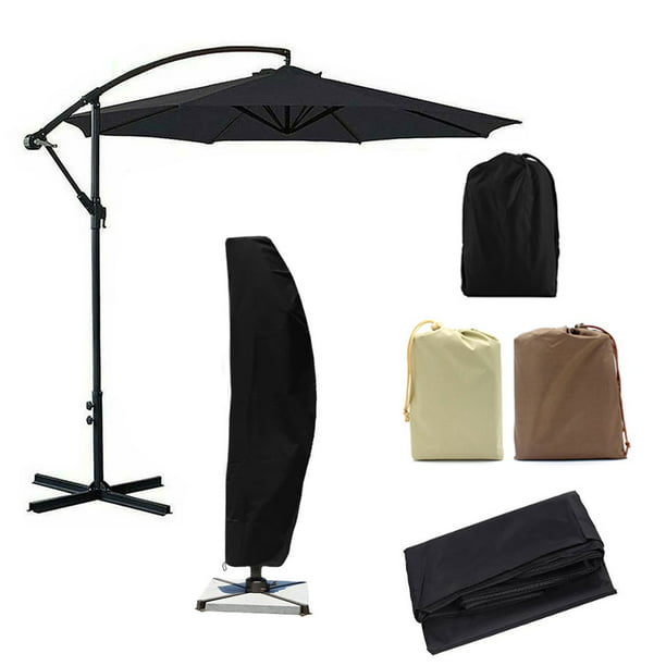 Parasol Zipped Umbrella UV Cover Protector for Waterproof Outdoor Garden Patio 
